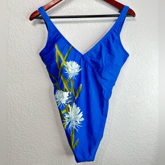 Gottex Other - Gottex Royal Blue One Piece Designer Swimsuit Padded Women’s Size 14